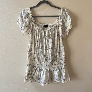 ALMOST FAMOUS Off shoulders Peasant Top 1X #57
